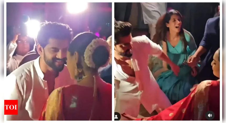 Sonakshi Sinha and husband Zaheer Iqbal go on their knees for 'Chaiyya Chaiyya' performance at wedding reception- WATCH |