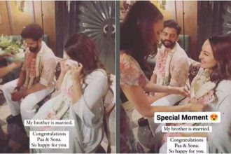 Sonakshi Sinha gets teary-eyed during a ritual after tying the knot with Zaheer Iqbal | Hindi Movie News