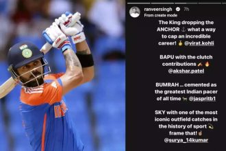 Virat Kohli announces his retirement from T20 Cricket; Ranveer Singh, Vivek Oberoi and other celebs send their best wishes | Hindi Movie News