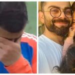 Virat Kohli's daughter Vamika Kohli's adorable reaction to watching him break down after T20 World Cup victory |