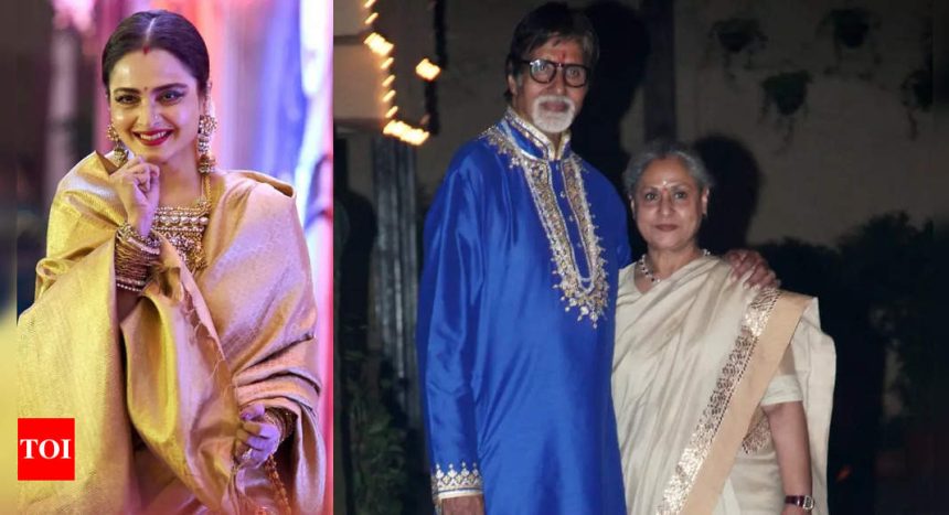 When Amitabh Bachchan got angry at Jaya Bachchan after a journalist questioned him about his affair with Rekha | Hindi Movie News