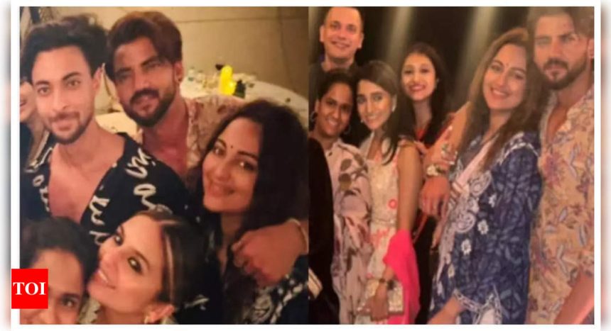 When Arpita Khan referred to Sonakshi Sinha as 'bhabhi' in a pic with Zaheer Iqbal; deleted post later | Hindi Movie News