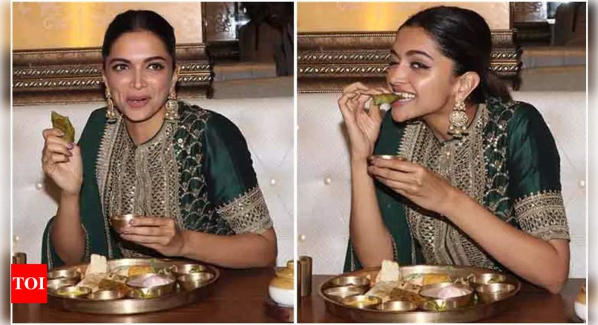 When Deepika Padukone celebrated the success of 'Padmaavat' with the media at a famous restaurant | Hindi Movie News