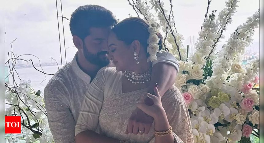 Zaheer Iqbal embraces his bride Sonakshi Sinha in UNSEEN PIC from their wedding shared by BFF Huma Qureshi with a heartwarming note | Hindi Movie News