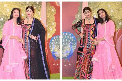 After Amitabh Bachchan and Navya Nanda, Aishwarya Rai and Aaradhya Bachchan arrive separately and paint a pretty picture on the red carpet at Anant Ambani-Radhika Merchant's Shubh Aashirwad ceremony - See photos |