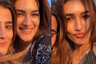 After her smoking video goes viral, Kriti Sanon drops glimpse from her vacay as she vibes with 'boho baby' Nupur Sanon | Hindi Movie News