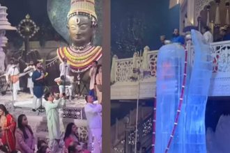 Amit Trivedi sings ‘Namo Namo’ as Anant Ambani and Mukesh Ambani perform rituals at their ‘Shiv puja’ |