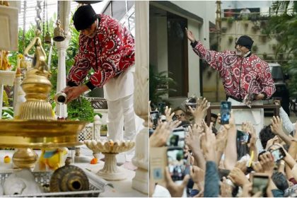 Amitabh Bachchan performs Shiva Abhishek in his marble temple; expresses gratitude to fans for the outpour of emotions and love | Hindi Movie News