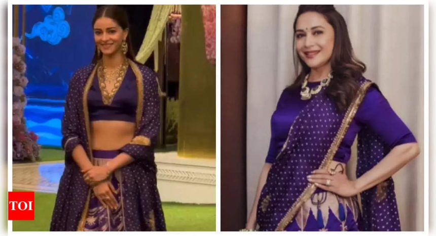 Anant Ambani, Radhika Merchant Wedding: Ananya Panday's stunning lehenga was first worn by Madhuri Dixit |