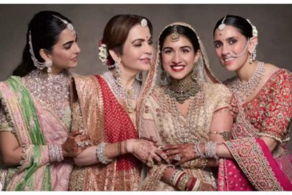 Anant Ambani - Radhika Merchant wedding: Abu Jani-Sandeep Khosla drop stunning pics of 'The Ambani ladies' | Hindi Movie News