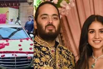 Anant Ambani-Radhika Merchant wedding: Mukesh Ambani and family leave for the wedding venue from their house Antilia - WATCH video | Hindi Movie News