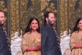 Anant Ambani and Radhika Merchant make their FIRST appearance in rich-elegant looks for the Mangal Utsav- WATCH | Hindi Movie News