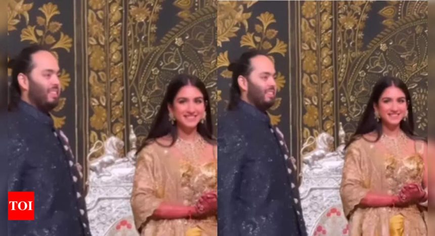 Anant Ambani and Radhika Merchant make their FIRST appearance in rich-elegant looks for the Mangal Utsav- WATCH | Hindi Movie News