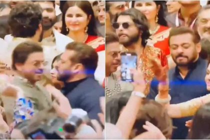 Anant Ambani and Radhika Merchant wedding: Shah Rukh Khan and Salman Khan go nostalgic as they dance to Bhangra Paa Le from Karan Arjun | Hindi Movie News