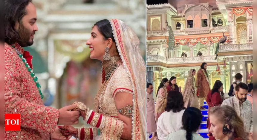 Anant Ambani and Radhika Merchant wedding: Unseen inside pictures of couple after varmala ceremony | Hindi Movie News