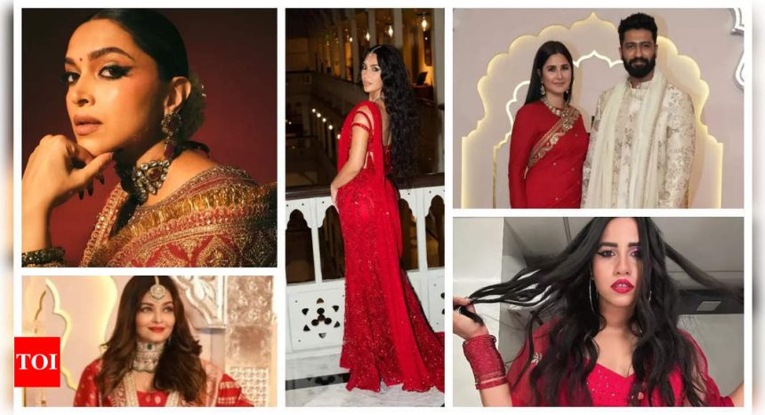 Anant Ambani and Radhika Merchant's lavish wedding: Glamour in red: Celebrities who dazzled in the scarlet hue at the Anant Ambani and Radhika Merchant's lavish wedding |