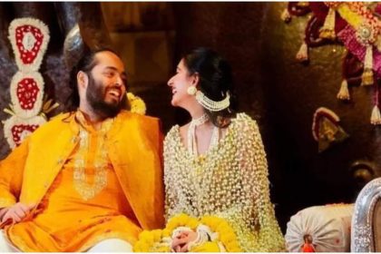 Anant Ambani and Radhika Merchant's unseen Haldi ceremony pictures: The couple glows with joy | Hindi Movie News