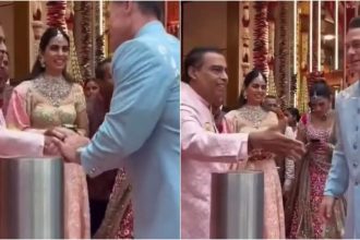 Anant Ambani and Radhika Merchant's wedding: John Cena gets a warm welcome from Mukesh Ambani and Isha Ambani - WATCH | Hindi Movie News