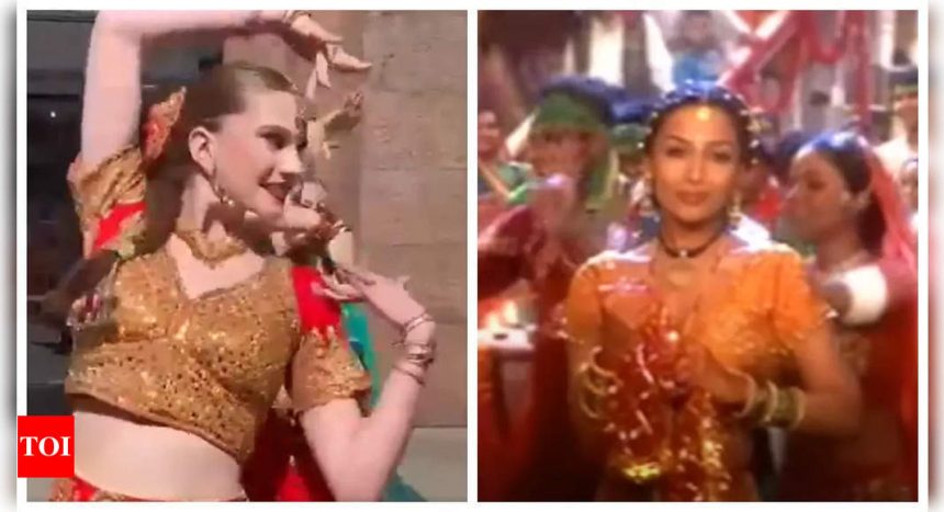 Artists welcome PM Modi to Russia with impressive choreography of Malaika Arora and Arbaaz Khan's 'Rangilo Maro Dholna' |