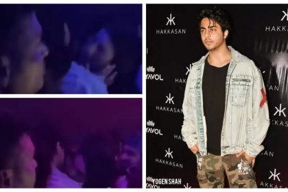 Aryan Khan spotted with mystery woman at party; fans speculate if she is Larissa Bonesi |