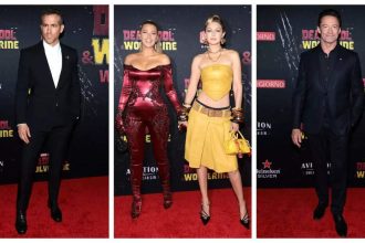 Blake Lively and Gigi Hadid channel their inner Deadpool and Wolverine as they join Ryan Reynolds and Hugh Jackman for New York Premiere - Pics Inside |