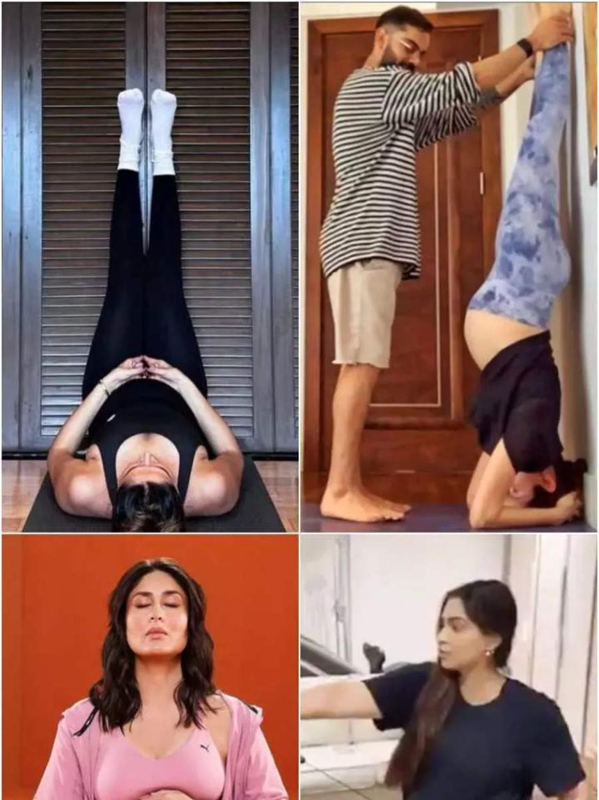 Bollywood moms who practised yoga while expecting