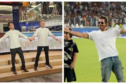 Celebrity chef Gordon Ramsay proves he is a HUGE Shah Rukh Khan fan by nailing Bollywood superstar's iconic pose: Pic Inside |