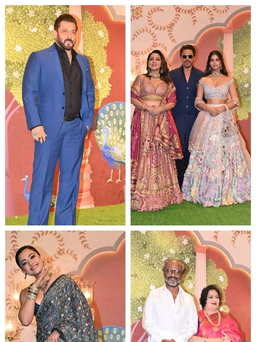 Celebs at Anant-Radhika's Shubh Aashirwad event