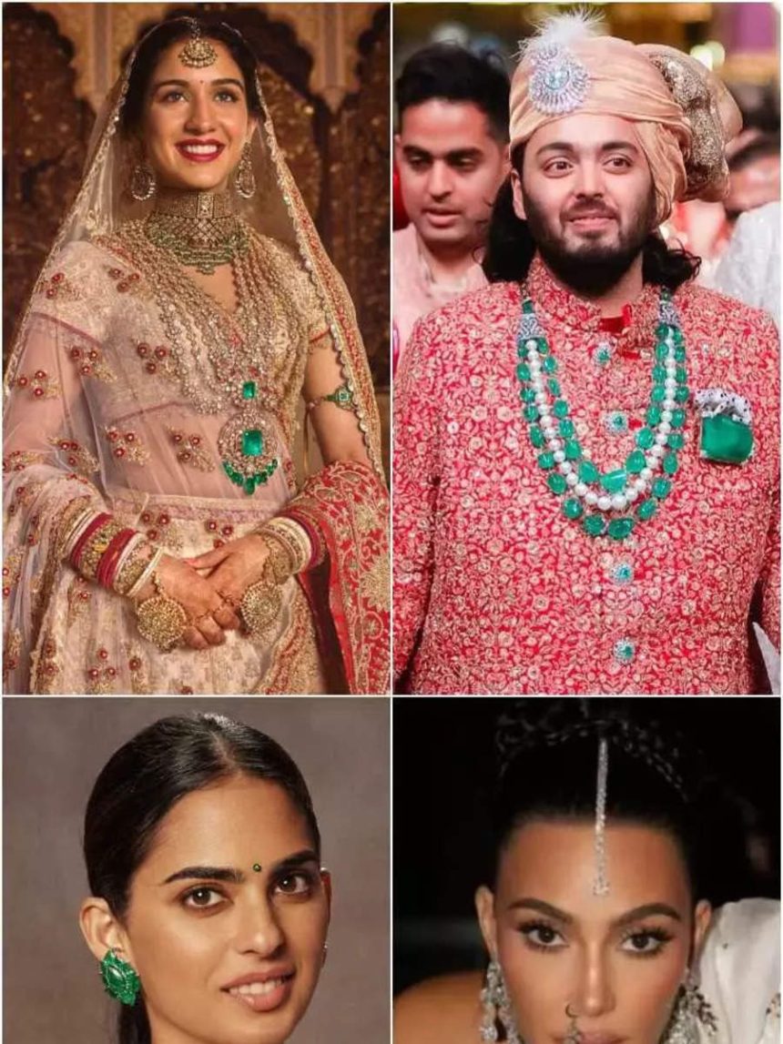 Dazzling jewelry worn at Anant-Radhika's wedding