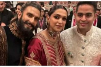 Deepika Padukone and Ranveer Singh stun at Anant Ambani and Radhika Merchant's wedding |