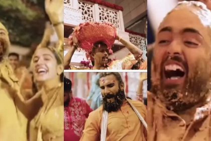 From Mukesh Ambani-Nita Ambani to Hardik Pandya-Ranveer Singh, Anant Ambani and Radhika Merchant's haldi ceremony was filled with laughter, love and fun moments | Hindi Movie News