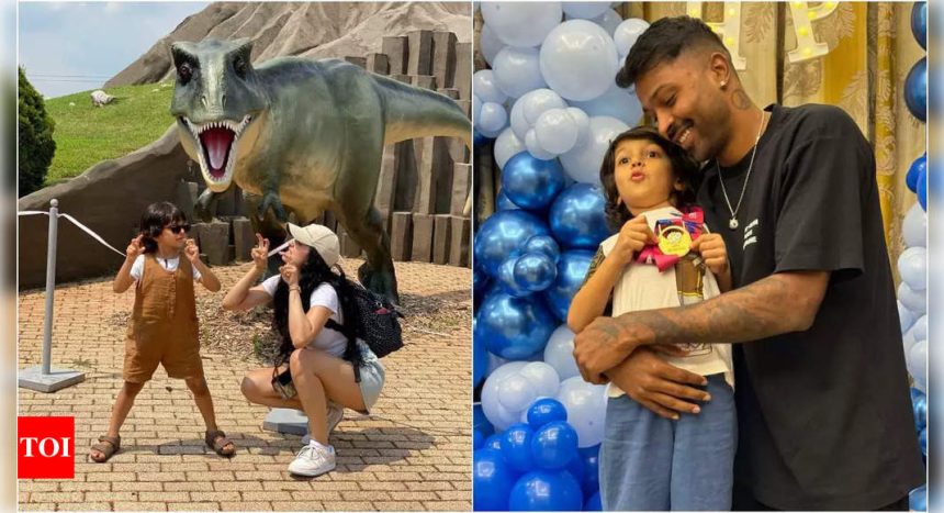 Hardik Pandya reacts to Natasa Stankovic's post of their son Agastya's fun day for the first time since divorce announcement | Hindi Movie News