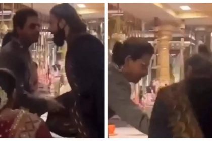 Highlight of the day! Shah Rukh Khan shares heartfelt moments with Deepika Padukone and Ranveer Singh - WATCH video | Hindi Movie News