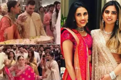 Isha Ambani and Shloka Mehta steal the show with joyous 'Kudi Nu Nachne De' dance at Radhika Merchant's vidaai - video inside | Hindi Movie News