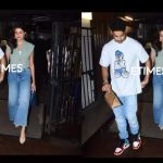 Ishaan Khatter and rumoured girlfriend Chandni Bainz leave hand-in-hand after dinner date - See photos | Hindi Movie News