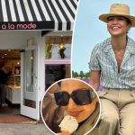 Jennifer Lopez leaves sweet tip at Hampton's ice cream spot