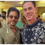 John Cena shares a photo with Shah Rukh Khan; fans say, 'You can't see me but I can see only SRK among countless celebs' - See inside | Hindi Movie News