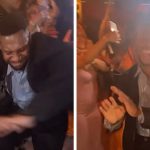 Jonathan Majors Dancing to 'Not Like Us' At Meagan Good's Movie Premiere