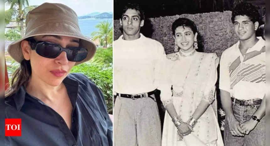 Karisma Kapoor remembers Sachin Tendulkar’s visit to Andaz Apna Apna sets: 'He was just this teen sensation' | Hindi Movie News