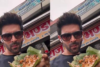 Kartik Aaryan enjoys local street-side chaat in Orchha amid 'Bhool Bhulaiyaa 3' shoot | Hindi Movie News