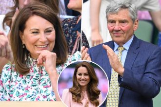 Kate Middleton's parents attend Wimbledon without her