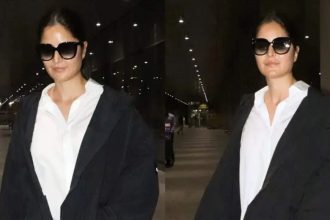 Katrina Kaif spotted arriving in Mumbai wearing oversized clothes, netizens think she's pregnant | Hindi Movie News