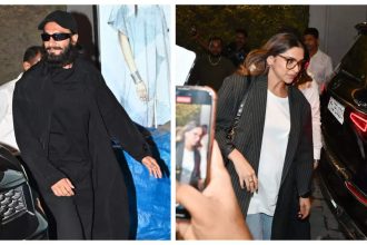 Mom-to-be Deepika Padukone flaunts baby bump as she steps out to watch 'Kalki 2898 AD' with Ranveer Singh and his family - See photos |