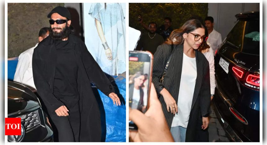 Mom-to-be Deepika Padukone flaunts baby bump as she steps out to watch 'Kalki 2898 AD' with Ranveer Singh and his family - See photos |