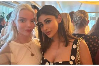 Mouni Roy strikes a pose with 'The Queen's Gambit' star Anya Taylor-Joy; calls her 'The magical girl' - See photos |