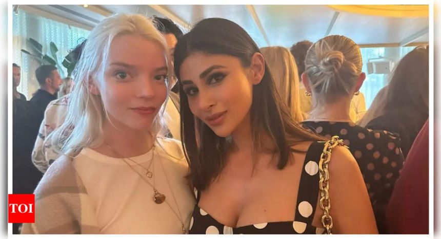 Mouni Roy strikes a pose with 'The Queen's Gambit' star Anya Taylor-Joy; calls her 'The magical girl' - See photos |