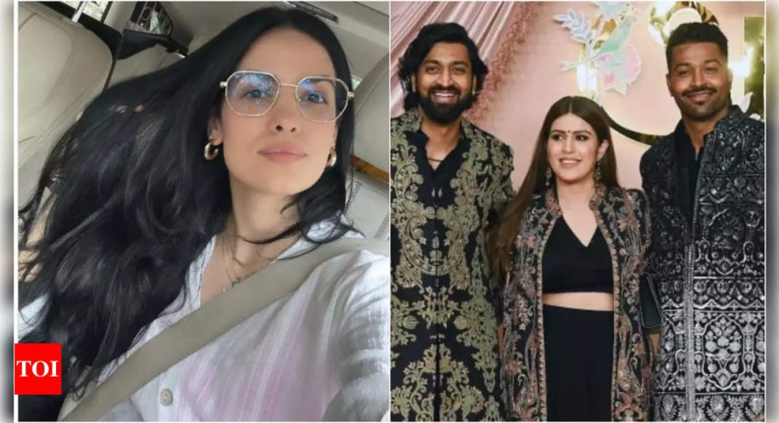 Natasa Stankovic announces she is 'living in gratitude' while Hardik Pandya makes a solo entry at Anant-Radhika's sangeet bash | Hindi Movie News