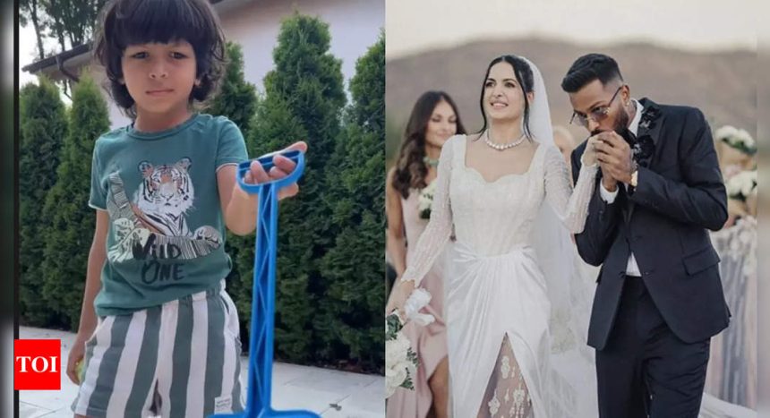 Natasa Stankovic drops FIRST post after announcing divorce with Hardik Pandya featuring son Agastya Pandya; sweats it out at the gym! - PICS inside | Hindi Movie News