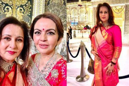 Poonam Dhillon recalls bride Radhika Merchant inquiring about her daughter's absence at the wedding; calls Ambanis 'gracious hosts' | Hindi Movie News