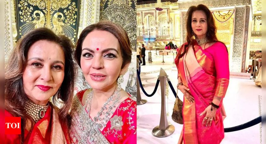 Poonam Dhillon recalls bride Radhika Merchant inquiring about her daughter's absence at the wedding; calls Ambanis 'gracious hosts' | Hindi Movie News